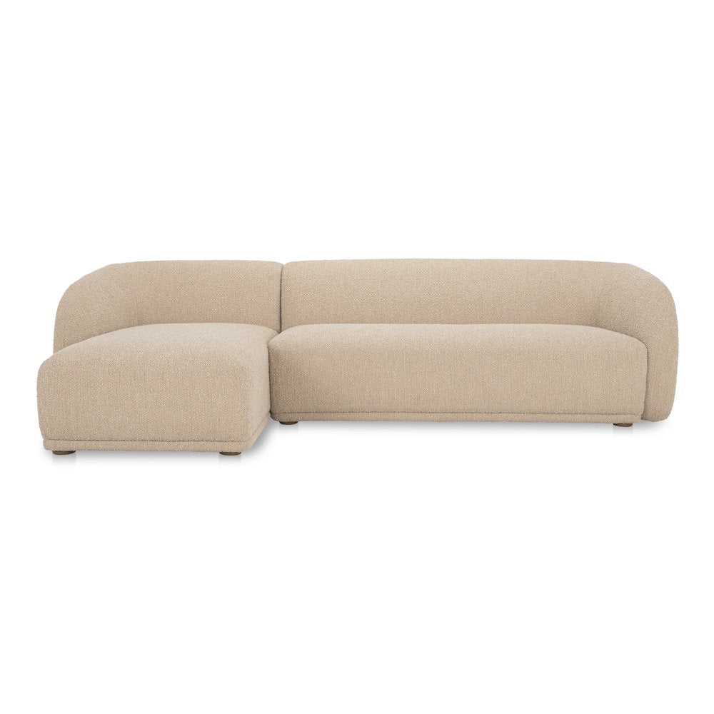 Moes Home - Faye Left Sectional Beige Boucle - FO-1030-34-L-0 view 1