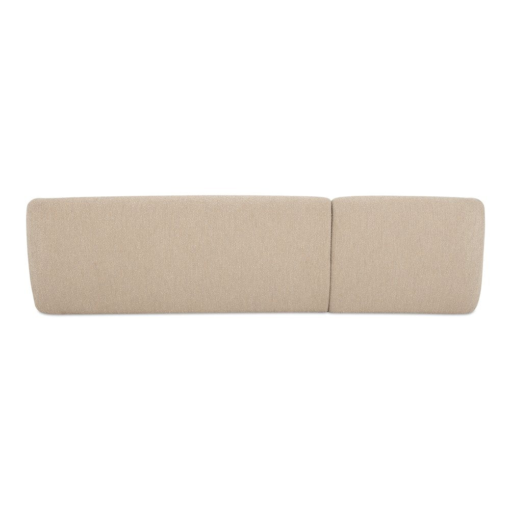 Moes Home - Faye Left Sectional Beige Boucle - FO-1030-34-L-0 view 5