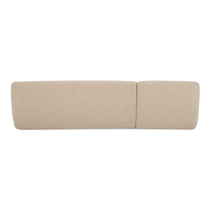 Moes Home - Faye Left Sectional Beige Boucle - FO-1030-34-L-0 view 5