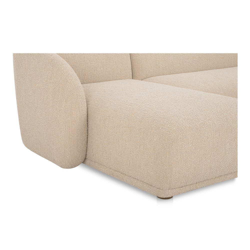 Moes Home - Faye Left Sectional Beige Boucle - FO-1030-34-L-0 view 6