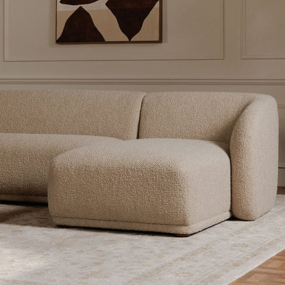 Moes Home - Faye Left Sectional Beige Boucle - FO-1030-34-L-0 view 7