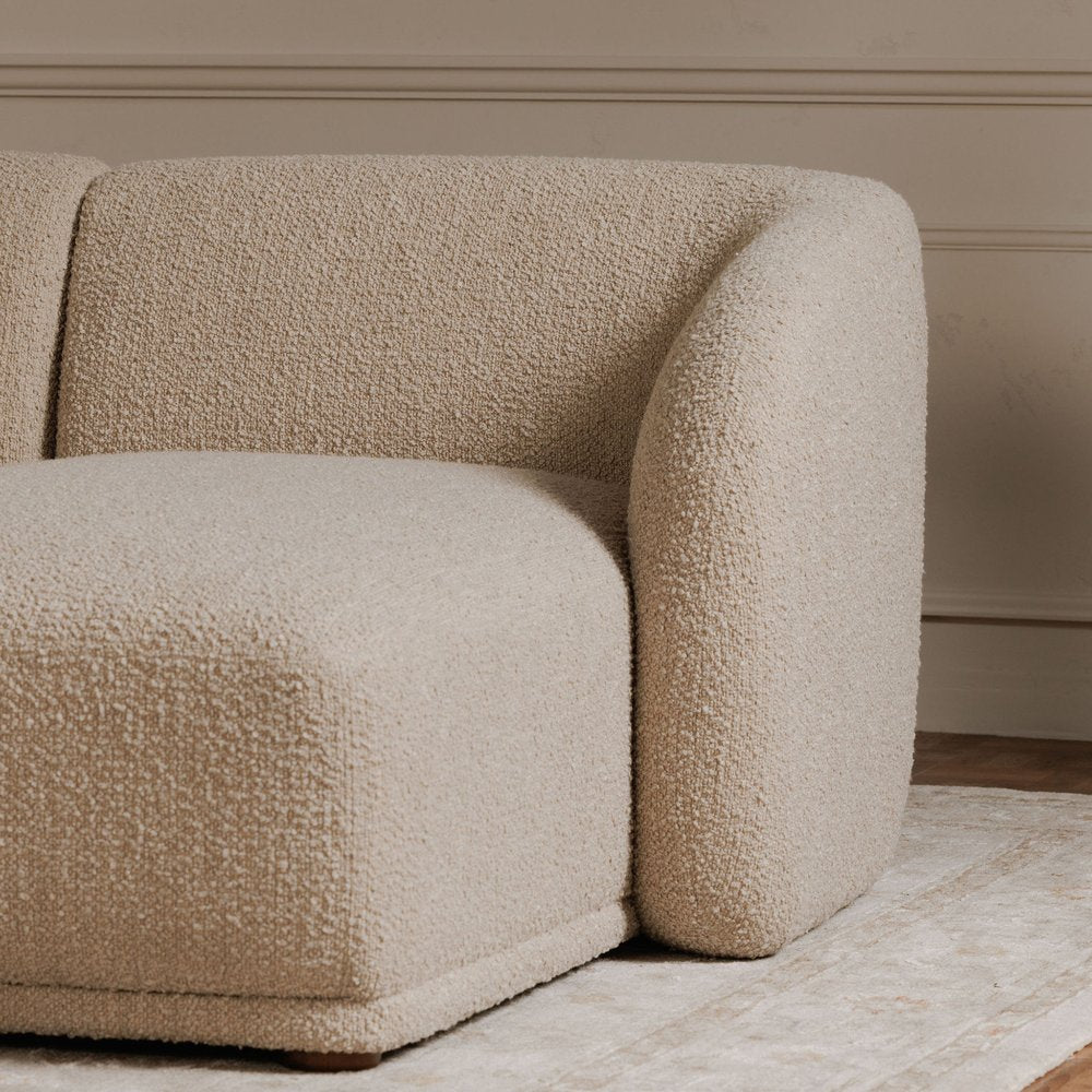 Moes Home - Faye Left Sectional Beige Boucle - FO-1030-34-L-0 view 8