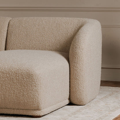 Moes Home - Faye Left Sectional Beige Boucle - FO-1030-34-L-0 view 8