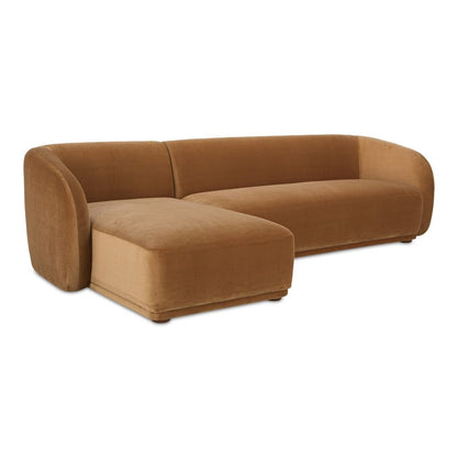 Moes Home - Faye Left Sectional Tan Faux Mohair - FO-1030-40-L-0 view 3