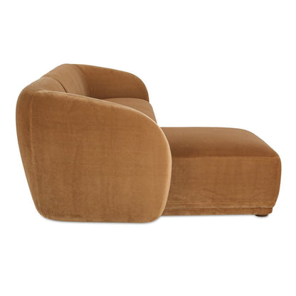 Moes Home - Faye Left Sectional Tan Faux Mohair - FO-1030-40-L-0 view 4