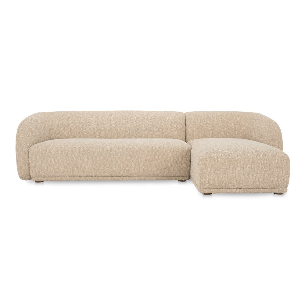 Moes Home - Faye Right Sectional Beige Boucle - FO-1030-34-R-0 view 2