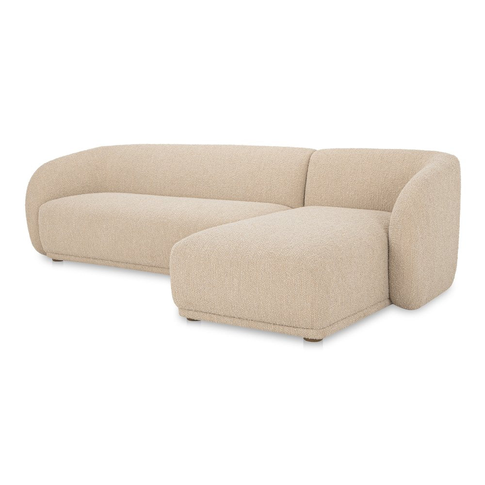 Moes Home - Faye Right Sectional Beige Boucle - FO-1030-34-R-0 view 5