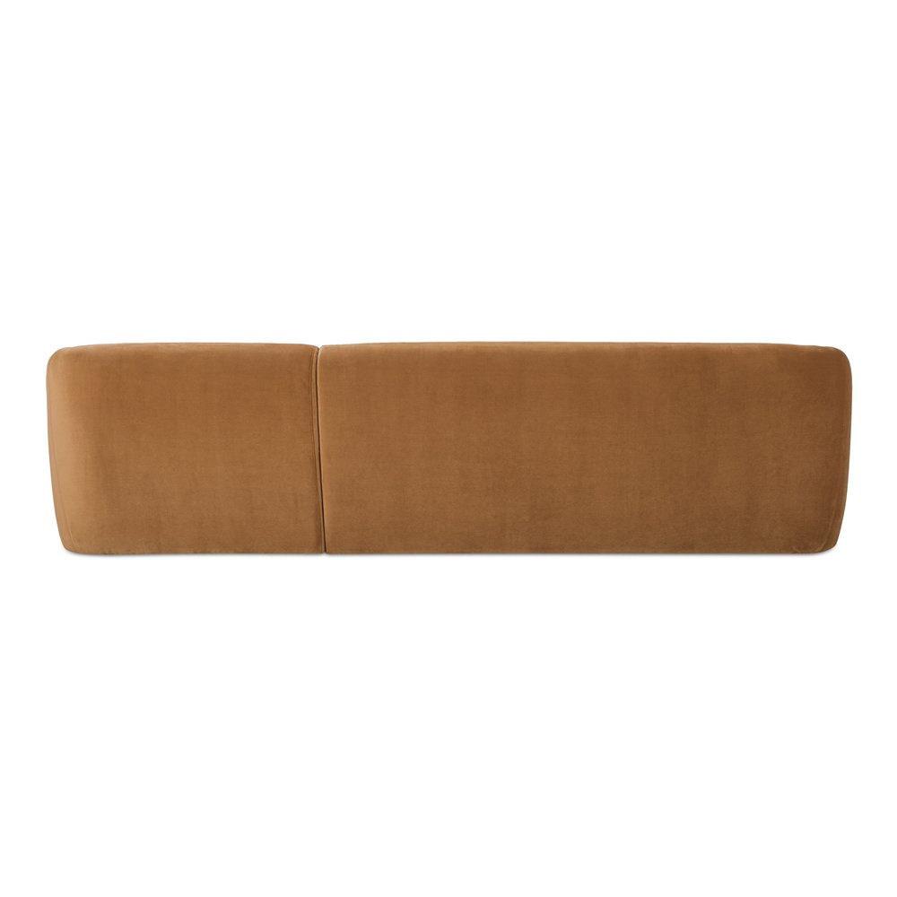 Moes Home - Faye Right Sectional Tan Faux Mohair - FO-1030-40-R-0 view 4
