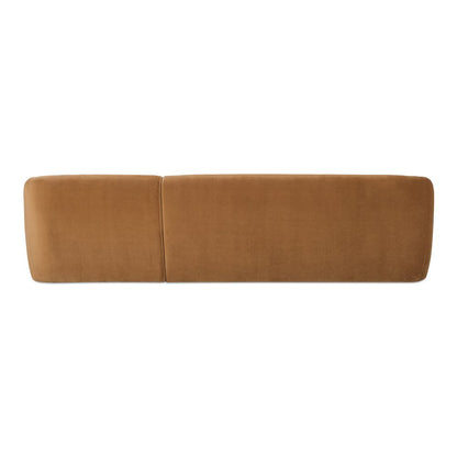 Moes Home - Faye Right Sectional Tan Faux Mohair - FO-1030-40-R-0 view 4
