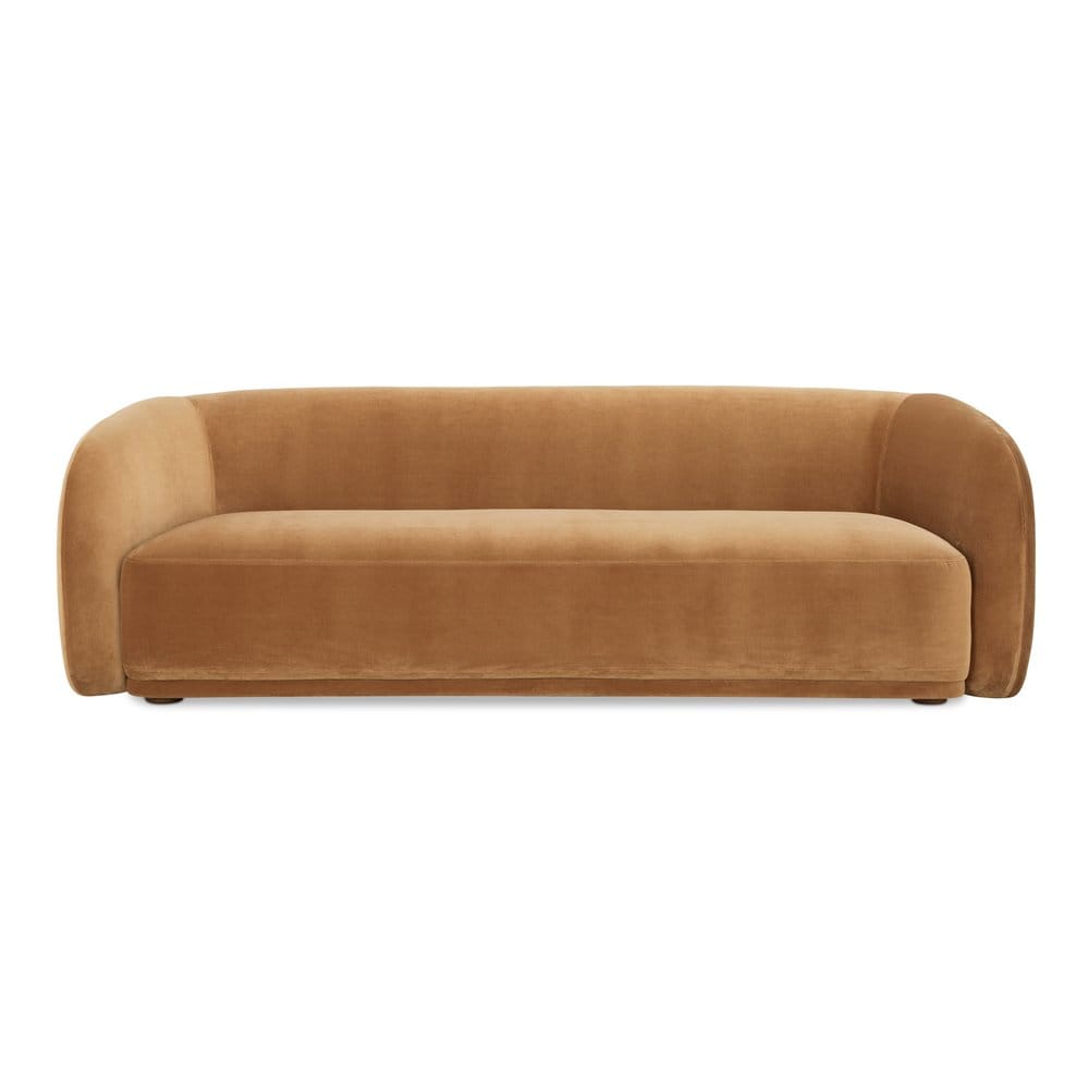 Moes Home - Faye Sofa Tan Faux Mohair - FO-1029-40 view 1