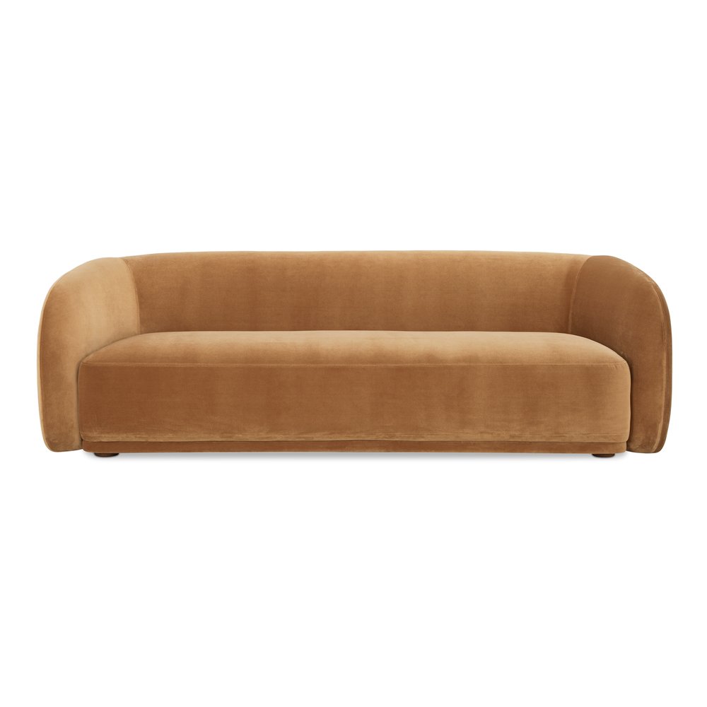 Moes Home - Faye Sofa Tan Faux Mohair - FO-1029-40 view 2