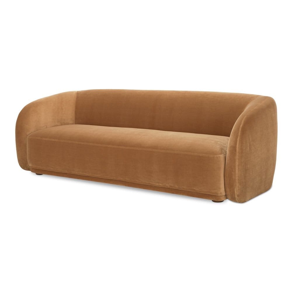 Moes Home - Faye Sofa Tan Faux Mohair - FO-1029-40 view 5