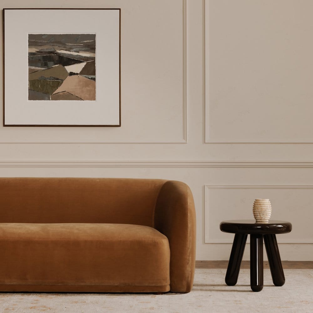 Moes Home - Faye Sofa Tan Faux Mohair - FO-1029-40 view 7
