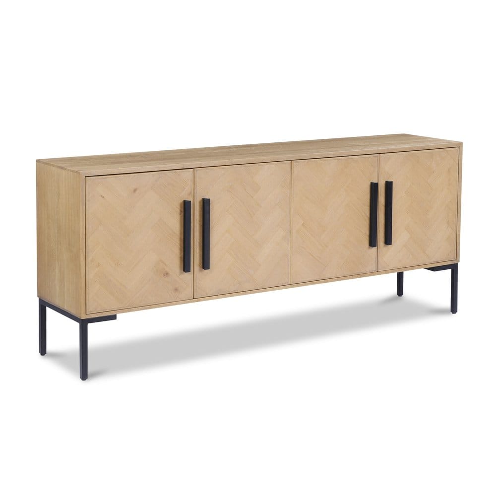 Moes Home - Fishbone Sideboard Natural - QM-1003-24 view 3