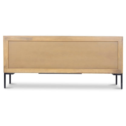 Moes Home - Fishbone Sideboard Natural - QM-1003-24 view 6