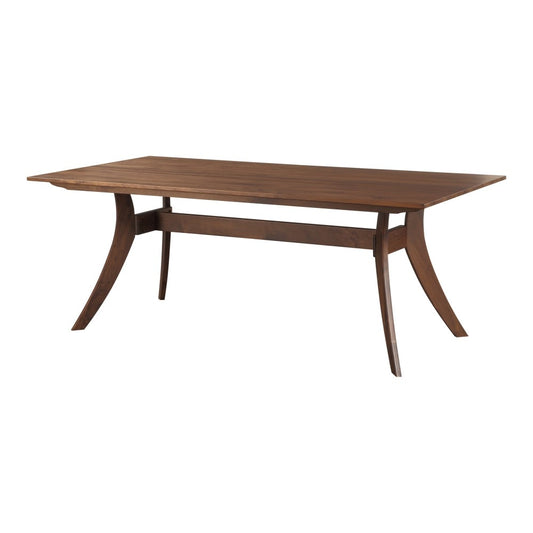 Moes Home - Florence Rectangular Dining Table Small in Walnut - BC-1001-03 veiw 1