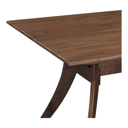 Moes Home - Florence Rectangular Dining Table Small in Walnut - BC-1001-03 veiw 3