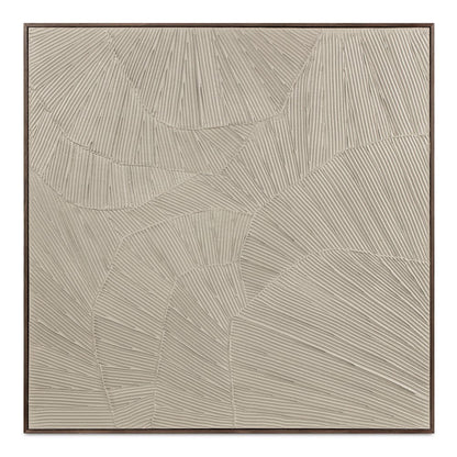 Moes Home - Flutter Framed Painting Cool Beige - WP-1306-37 view 1