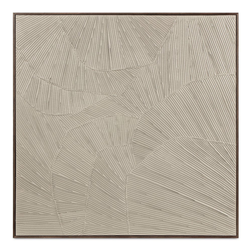 Moes Home - Flutter Framed Painting Cool Beige - WP-1306-37 view 2
