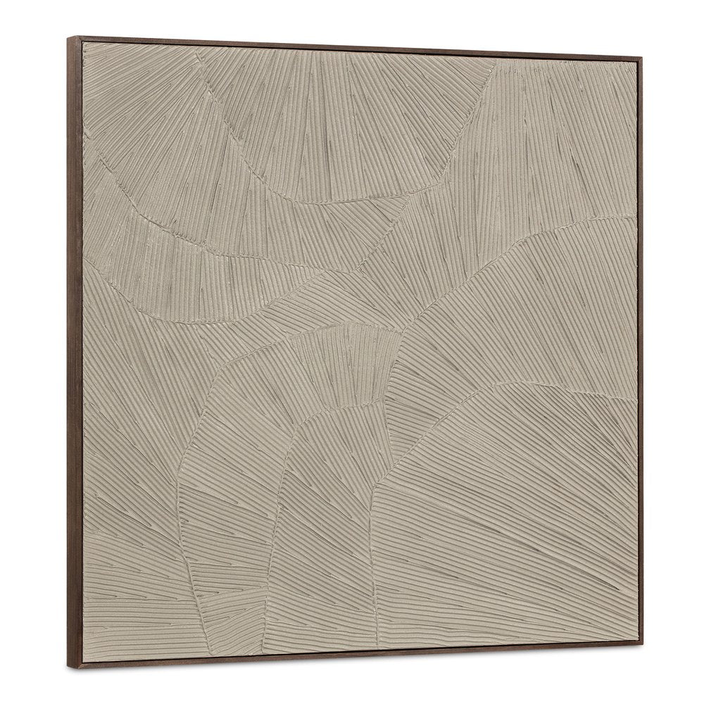 Moes Home - Flutter Framed Painting Cool Beige - WP-1306-37 view 3