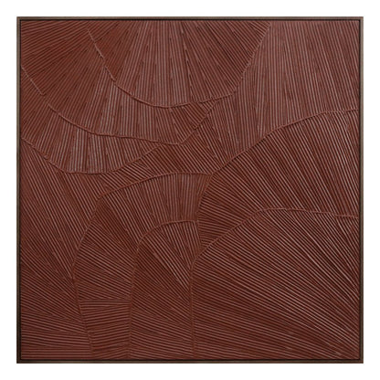 Moes Home - Flutter Framed Painting Maroon - WP-1307-37 view 2