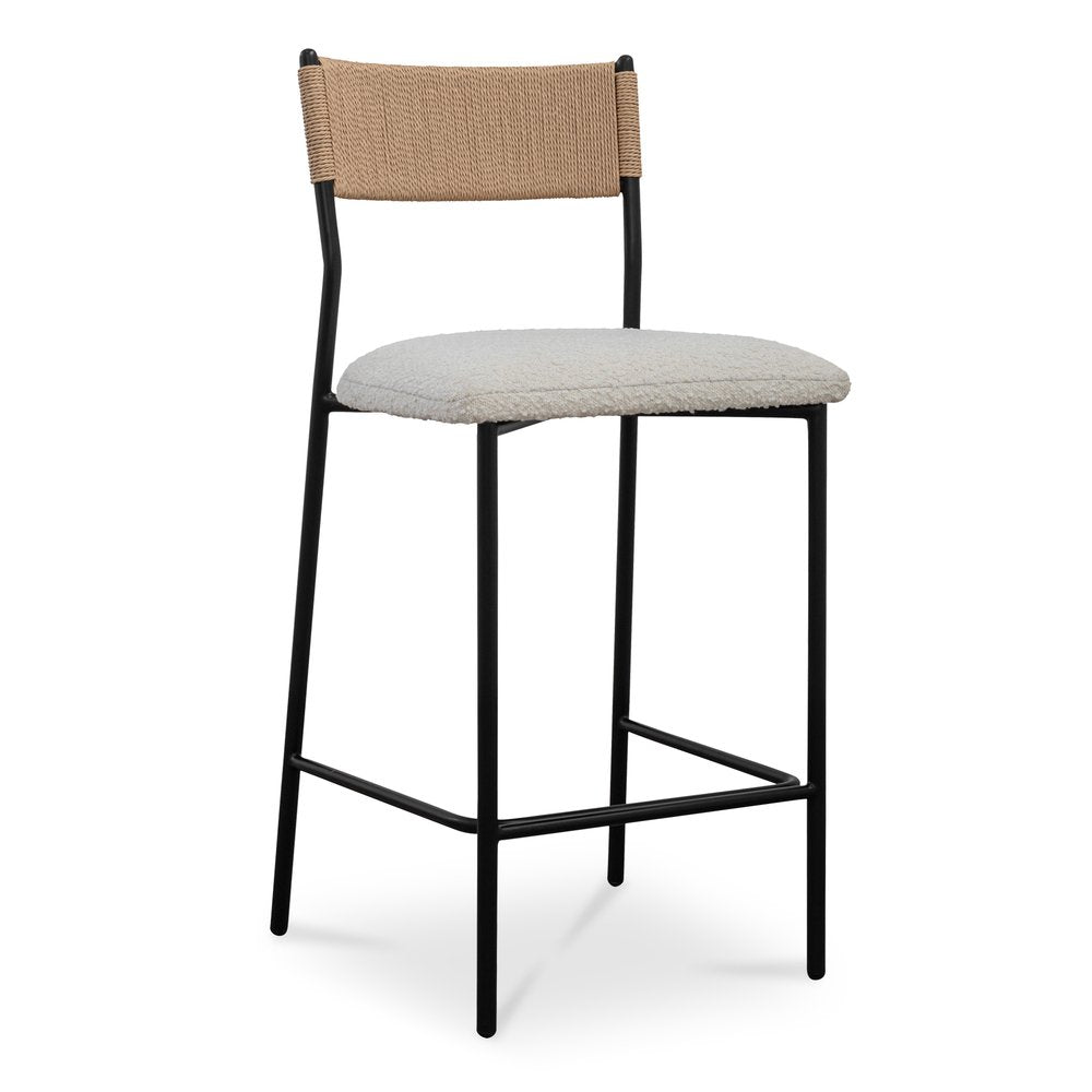 Moes Home - Foley Counter Stool White - ZT-1046-18 view 3