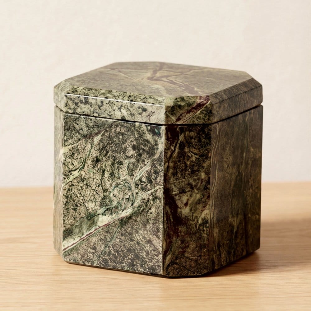 Moes Home - Forli Marble Box Rainforest Green - FI-1150-27 view 11