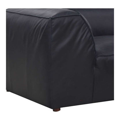 Moes Home - Form Dream Modular Sectional Vantage Black Leather - XQ-1008-02 veiw 5