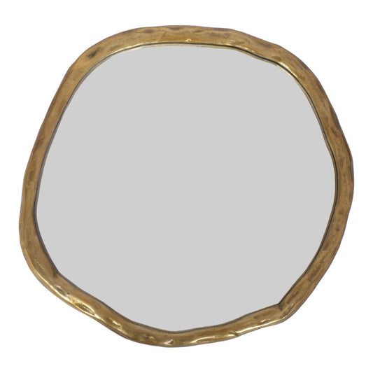 Moes Home - Foundry Mirror Small in Gold - FI-1099-32 veiw 1