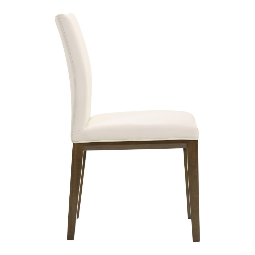 Moes Home - Frankie Dining Chair in White (Set of 2) - EQ-1011-18 veiw 2