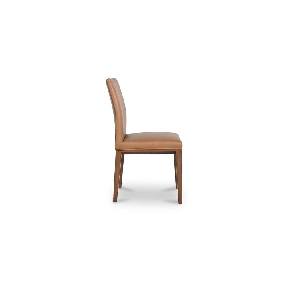 Moes Home - Frankie Dining Chair Tan Leather-Set of 2 - EQ-1011-03 view 5