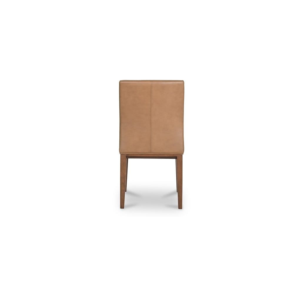 Moes Home - Frankie Dining Chair Tan Leather-Set of 2 - EQ-1011-03 view 6