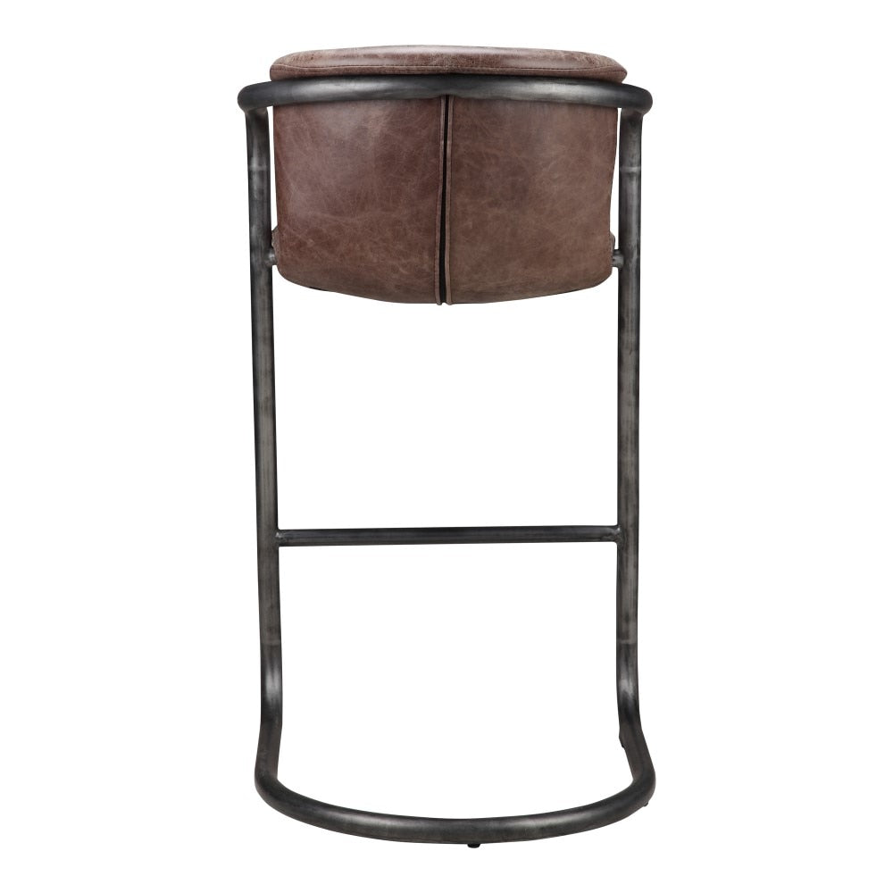 Moes Home - Freeman Barstool in Light Brown (Set of 2) - PK-1060-03 veiw 3