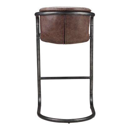 Moes Home - Freeman Barstool in Light Brown (Set of 2) - PK-1060-03 veiw 3
