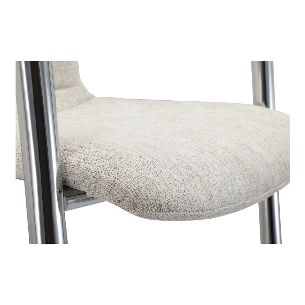 Moes Home - Freeman Chrome Frame Counter Stool Blended Cream - Set of 2 - PK-1115-37 view 9