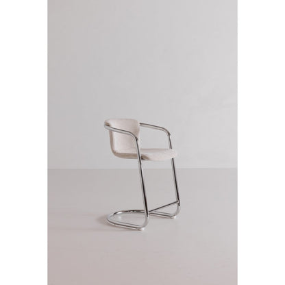 Moes Home - Freeman Chrome Frame Counter Stool Blended Cream - Set of 2 - PK-1115-37 view 10
