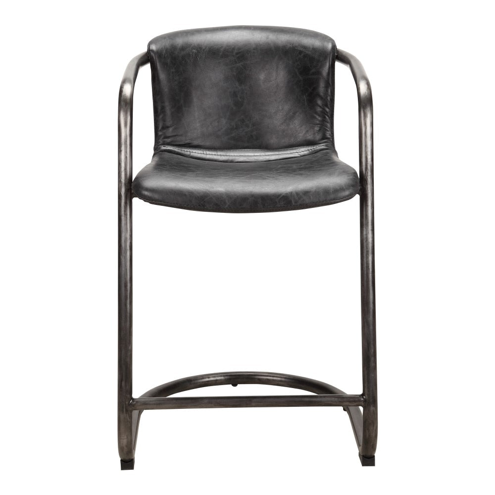 Moes Home - Freeman Counter Stool in Antique Black (Set of 2) - PK-1061-02 veiw 1