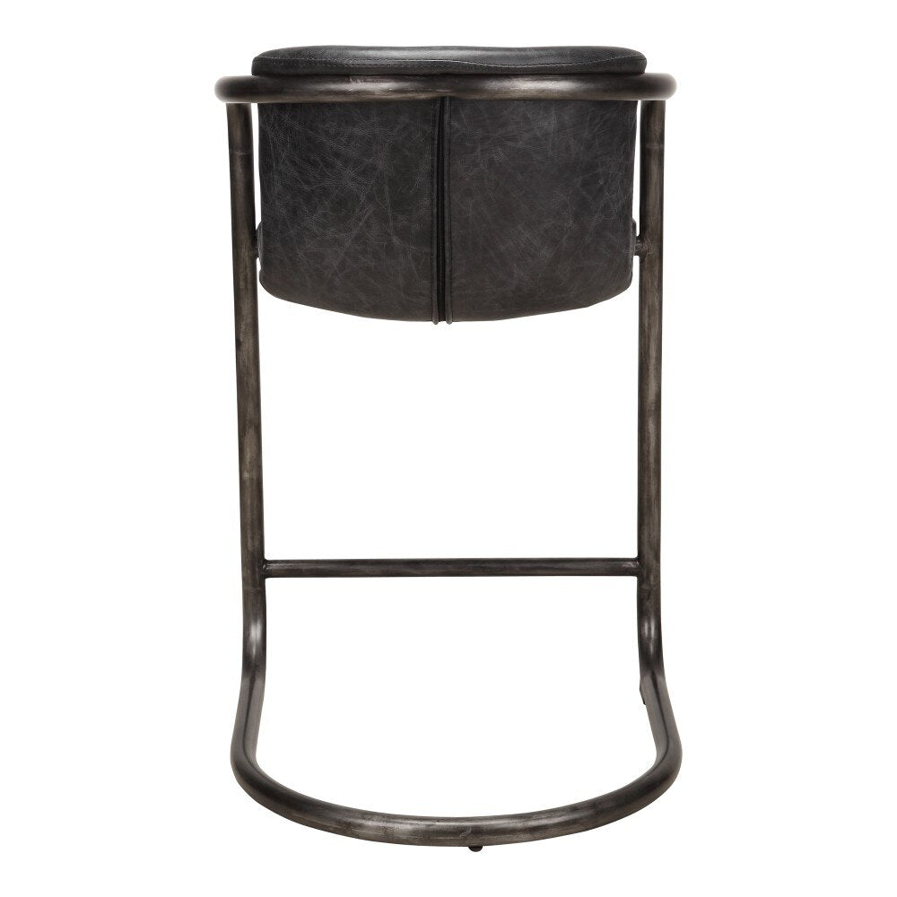 Moes Home - Freeman Counter Stool in Antique Black (Set of 2) - PK-1061-02 veiw 3