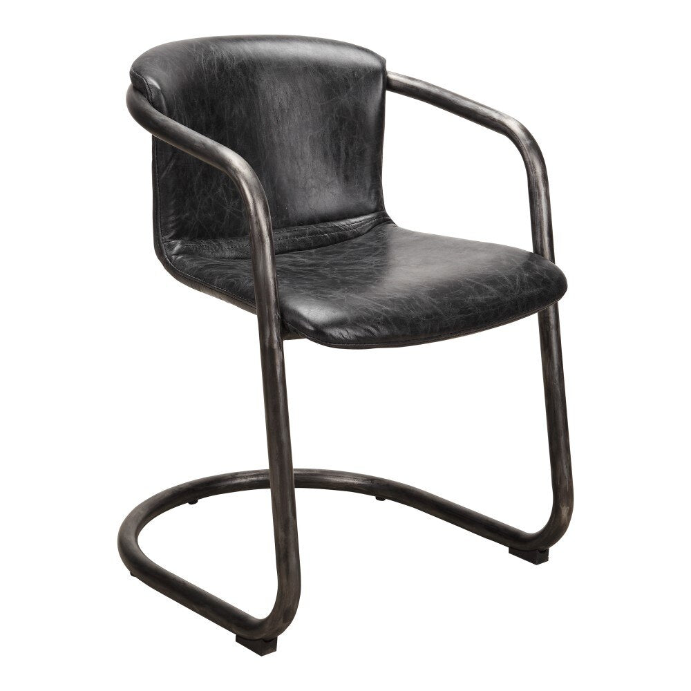 Moes Home - Freeman Dining Chair in Antique Black (Set of 2) - PK-1059-02 veiw 2