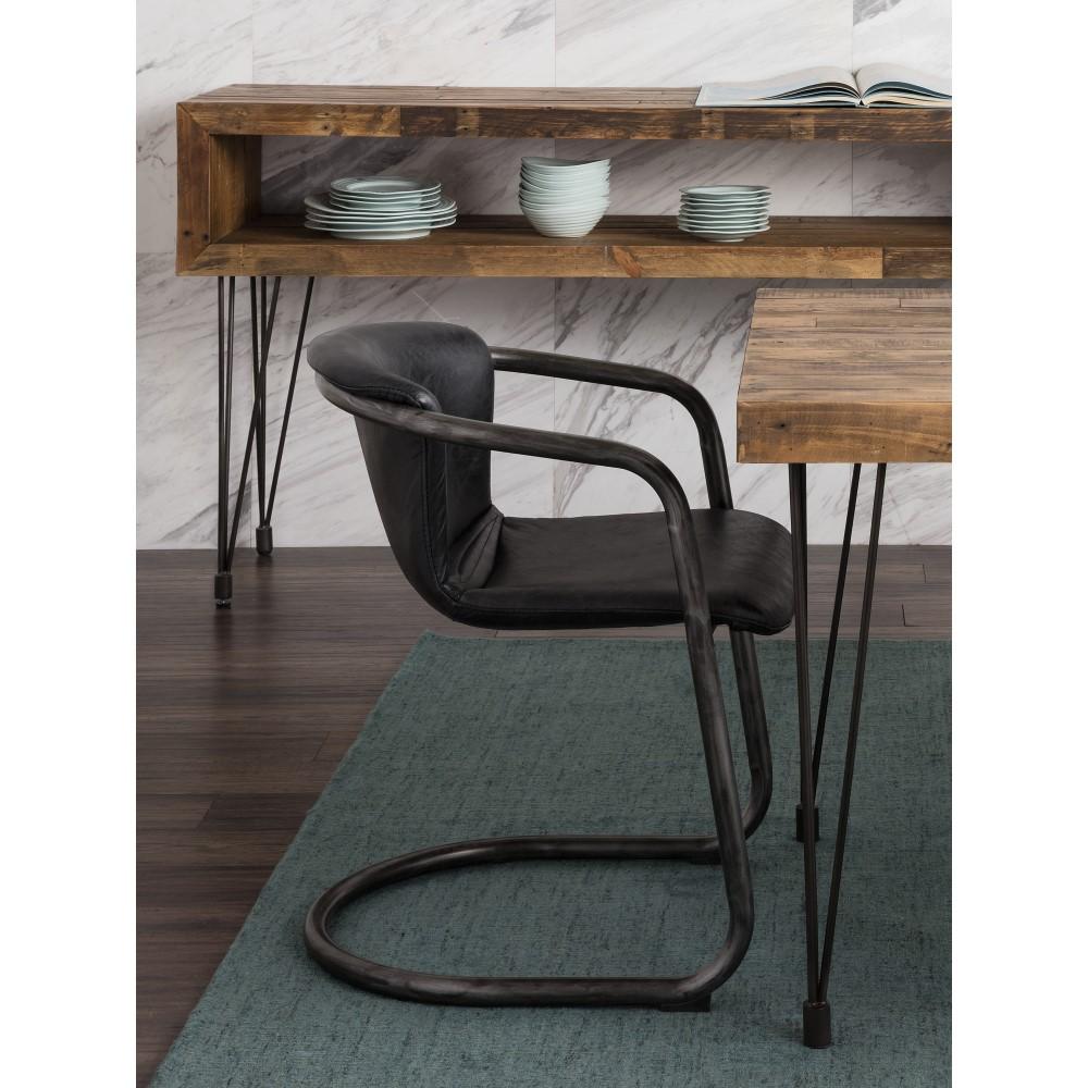 Moes Home - Freeman Dining Chair in Antique Black (Set of 2) - PK-1059-02 veiw 4