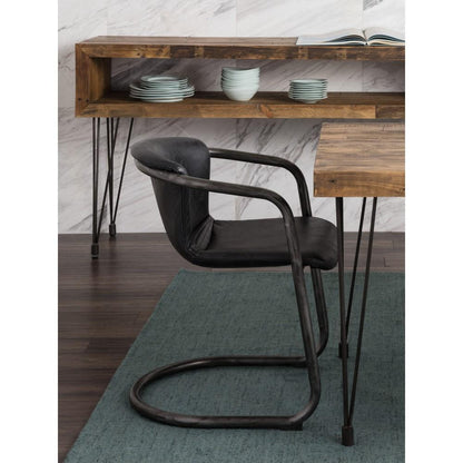 Moes Home - Freeman Dining Chair in Antique Black (Set of 2) - PK-1059-02 veiw 4