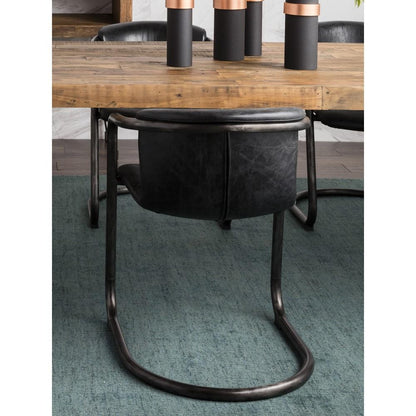 Moes Home - Freeman Dining Chair in Antique Black (Set of 2) - PK-1059-02 veiw 5