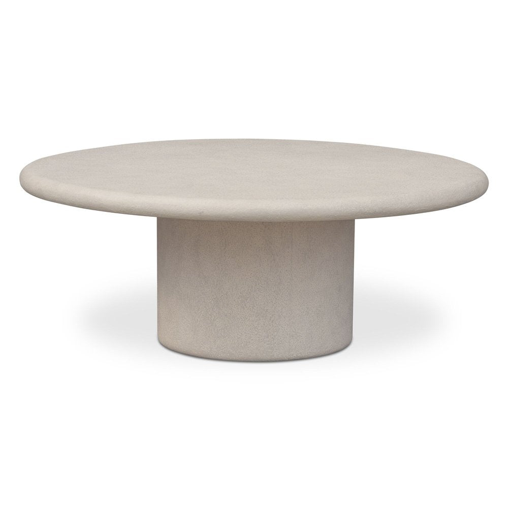 Moes Home - Frida Outdoor Coffee Table Cream - VH-1026-05-0 view 1