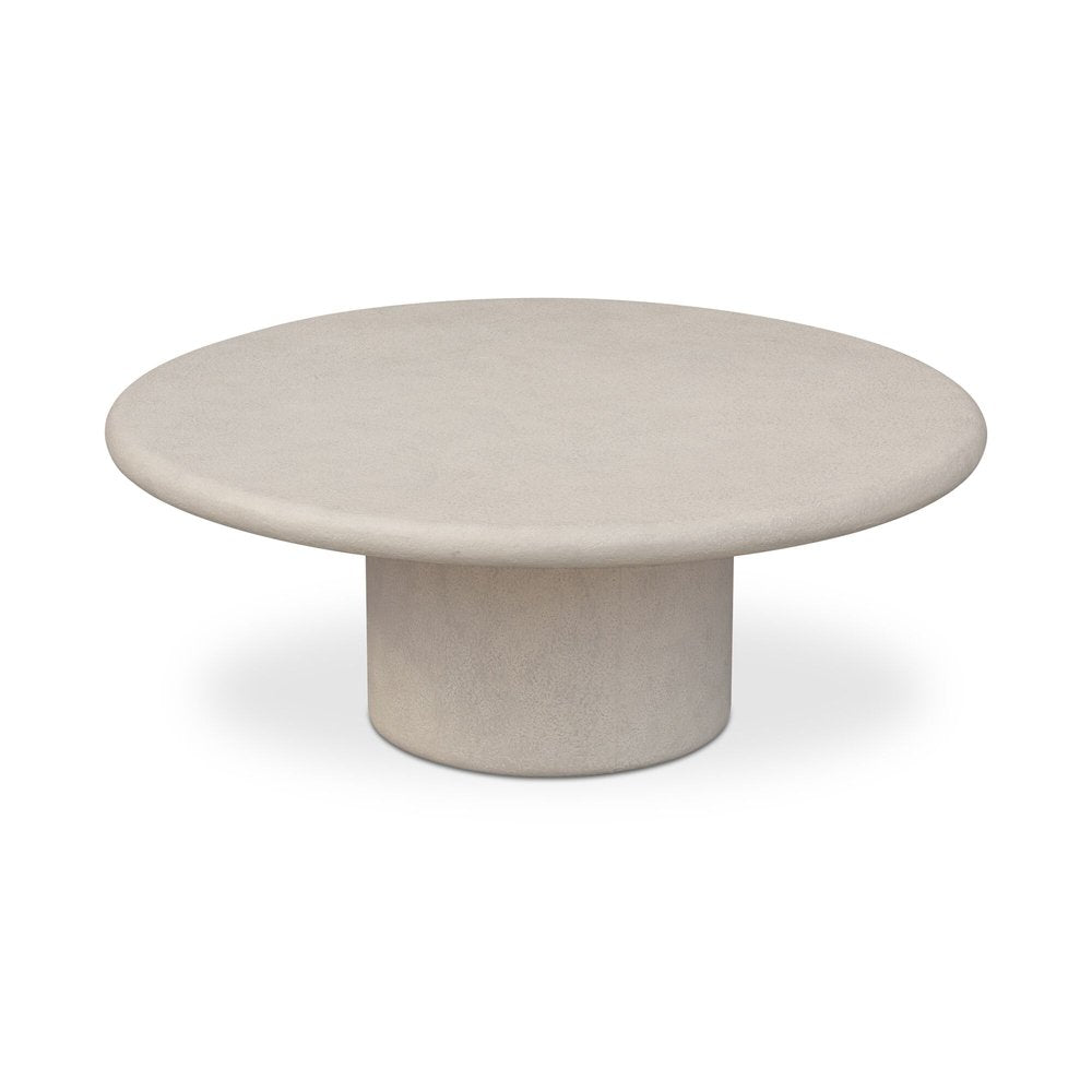Moes Home - Frida Outdoor Coffee Table Cream - VH-1026-05-0 view 2