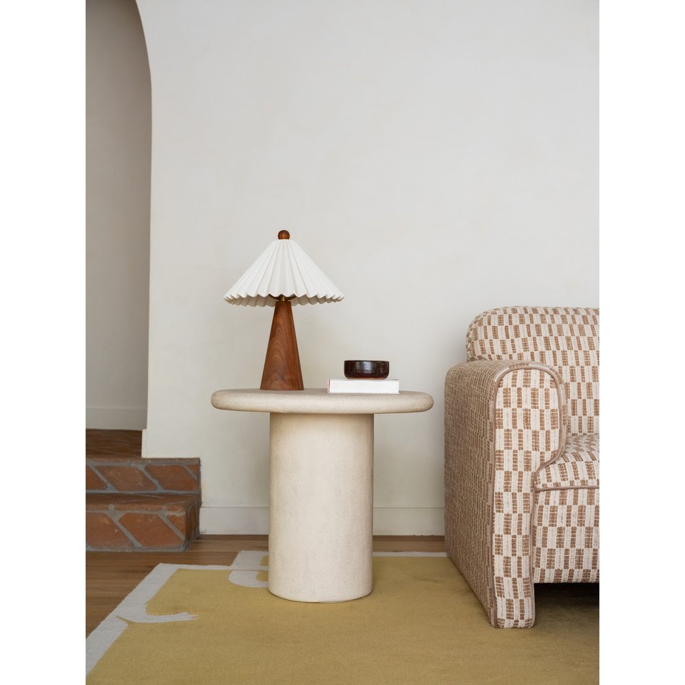 Moes Home - Frida Outdoor Side Table Cream - VH-1025-05 view 6