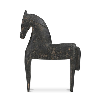 Moes Home - Gallant Wooden Sculpture Black - PZ-1013-02 view 2
