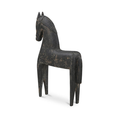 Moes Home - Gallant Wooden Sculpture Black - PZ-1013-02 view 3