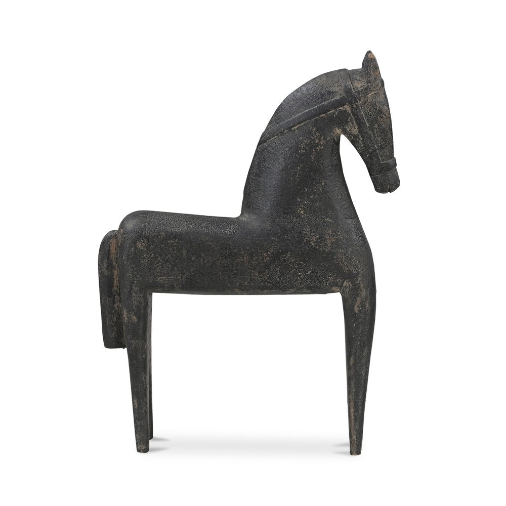 Moes Home - Gallant Wooden Sculpture Black - PZ-1013-02 view 4