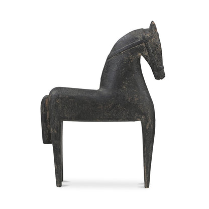 Moes Home - Gallant Wooden Sculpture Black - PZ-1013-02 view 4