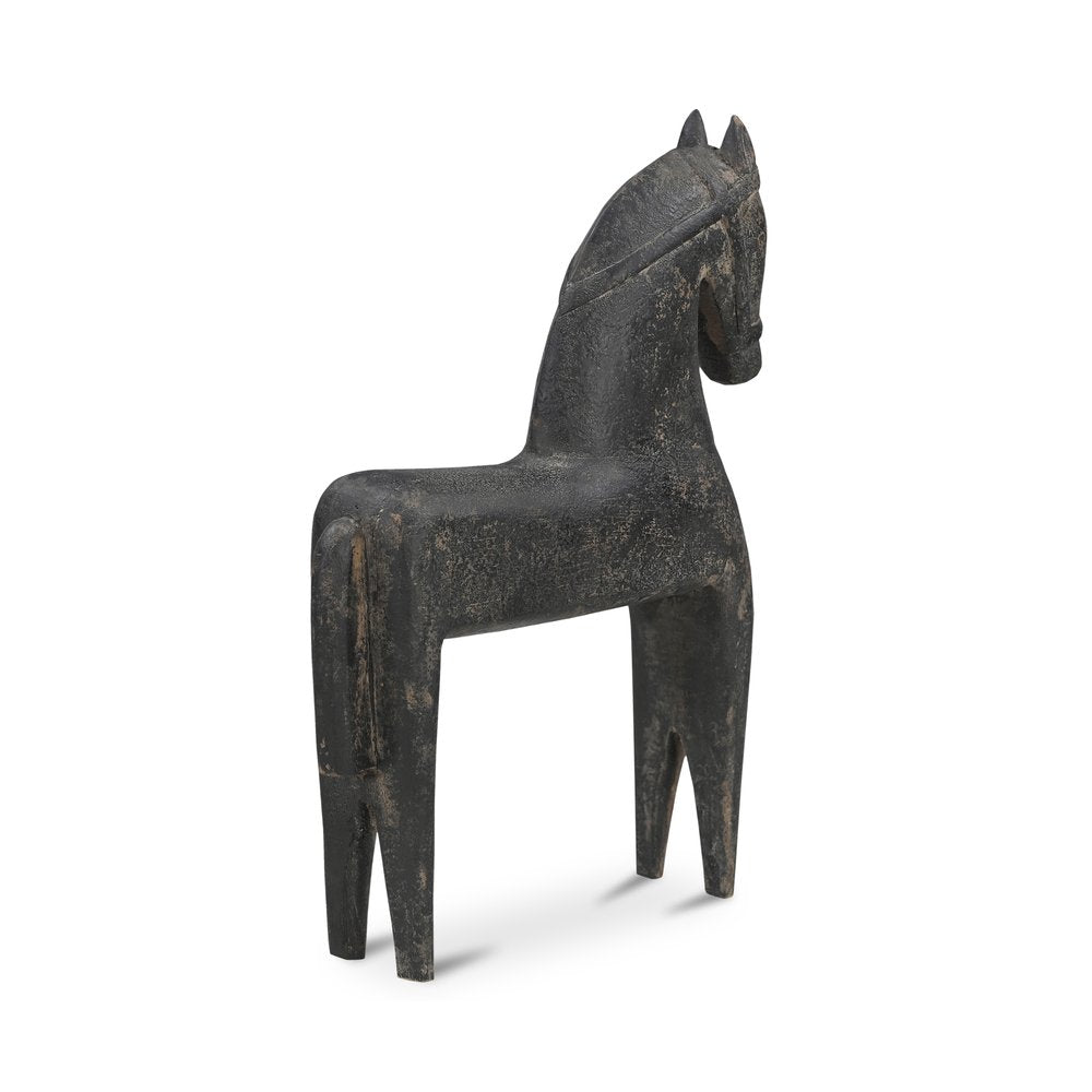 Moes Home - Gallant Wooden Sculpture Black - PZ-1013-02 view 5
